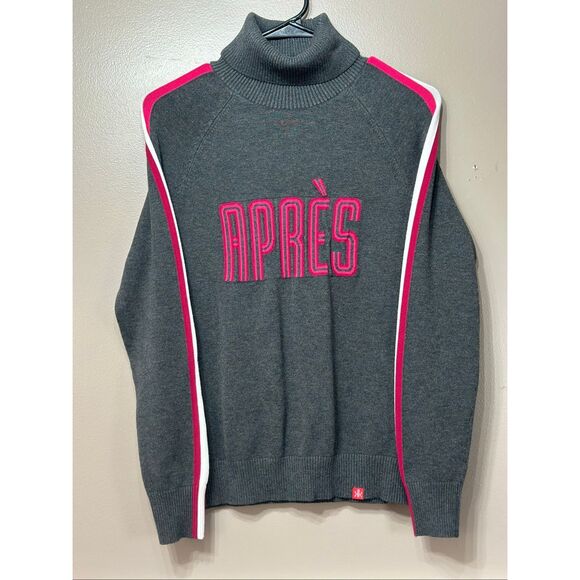 NWOT Krimson Klover Annika Charcoal "Apres" Sweater Women's Medium - Picture 4 of 13